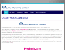 Tablet Screenshot of empathymarketing.com